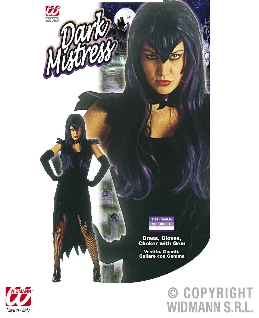 Costume DARK MISTRESS di Widmann - tuttocostumi.it