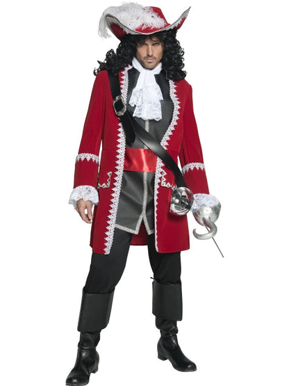Costume CAPITANO PIRATA lusso di Smiffys - tuttocostumi.it