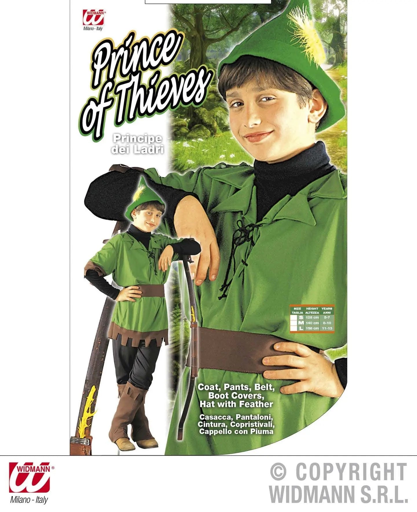 Costume PRINCIPE DEI LADRI bambino - tuttocostumi.it