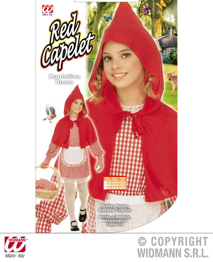 Costume MANTELLINO rosso - tuttocostumi.it