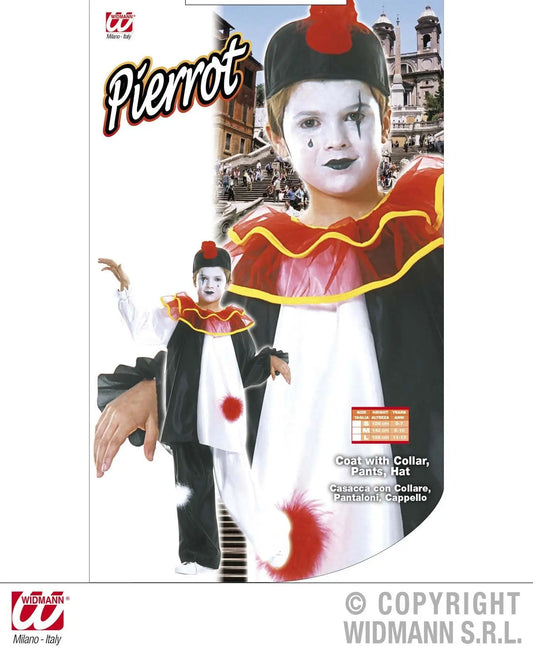 Costume PIERROT rouge bambino - tuttocostumi.it