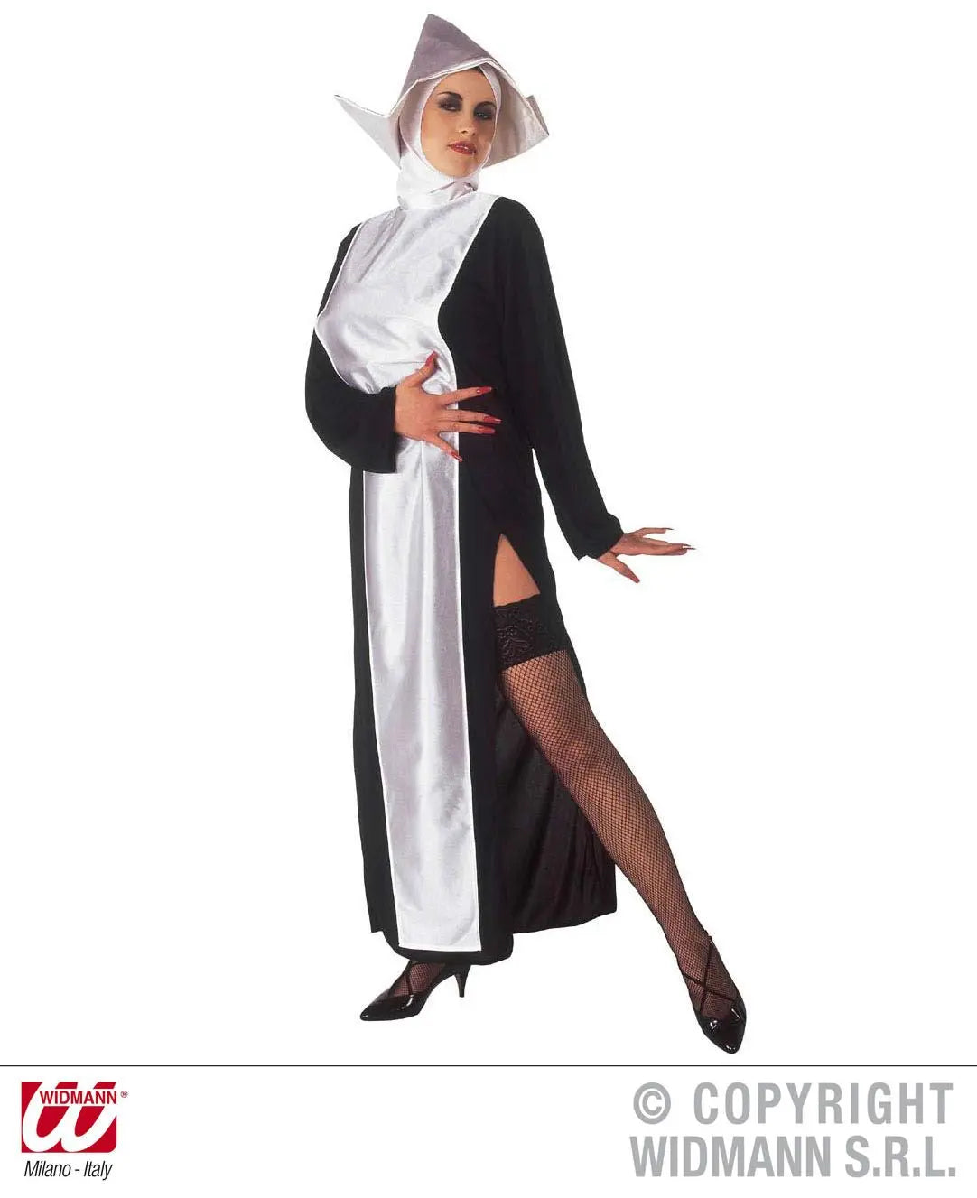 Costume SUORA  con spacco - tuttocostumi.it