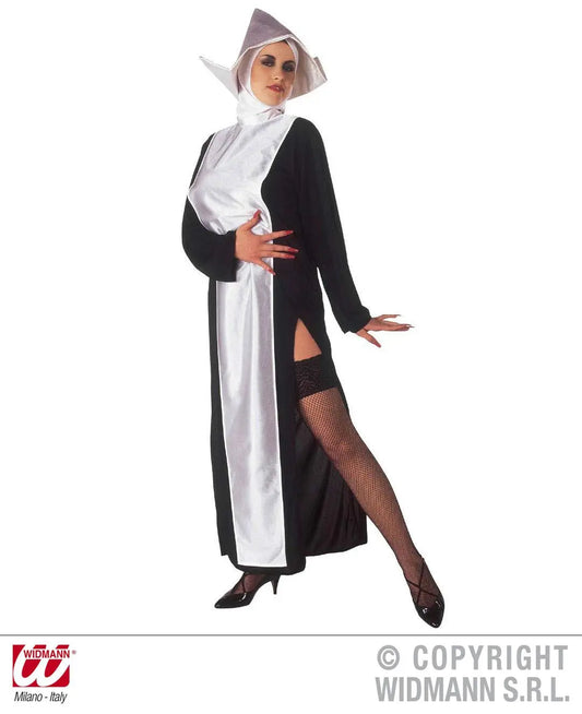 Costume SUORA  con spacco - tuttocostumi.it