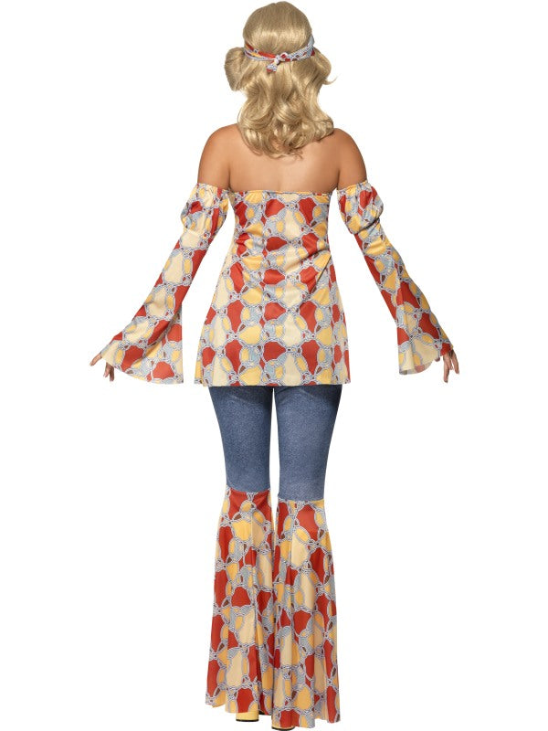 Costume VINTAGE HIPPY '1970 donna di Smiffys - tuttocostumi.it