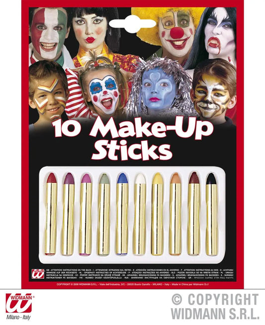 Set make-up 10 MATITE colorate - tuttocostumi.it