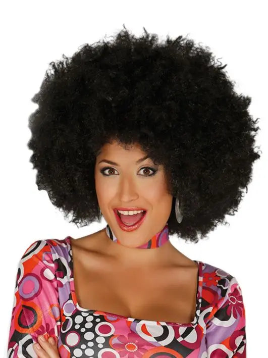 Parrucca AFRO NERA EXTRA - tuttocostumi.it
