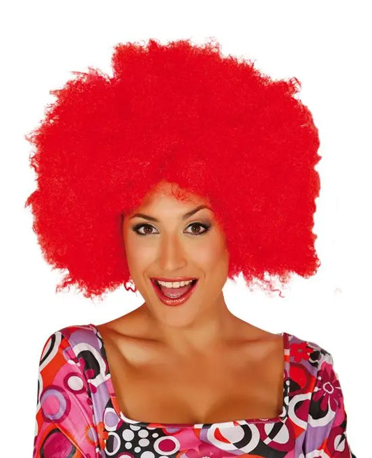 Parrucca AFRO ROSSA EXTRA - tuttocostumi.it