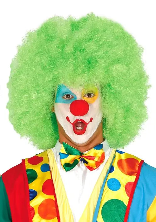 Parrucca  AFRO VERDE EXTRA - tuttocostumi.it