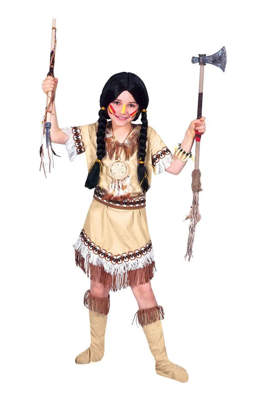 Costume indiana SIOUX bambina - tuttocostumi.it