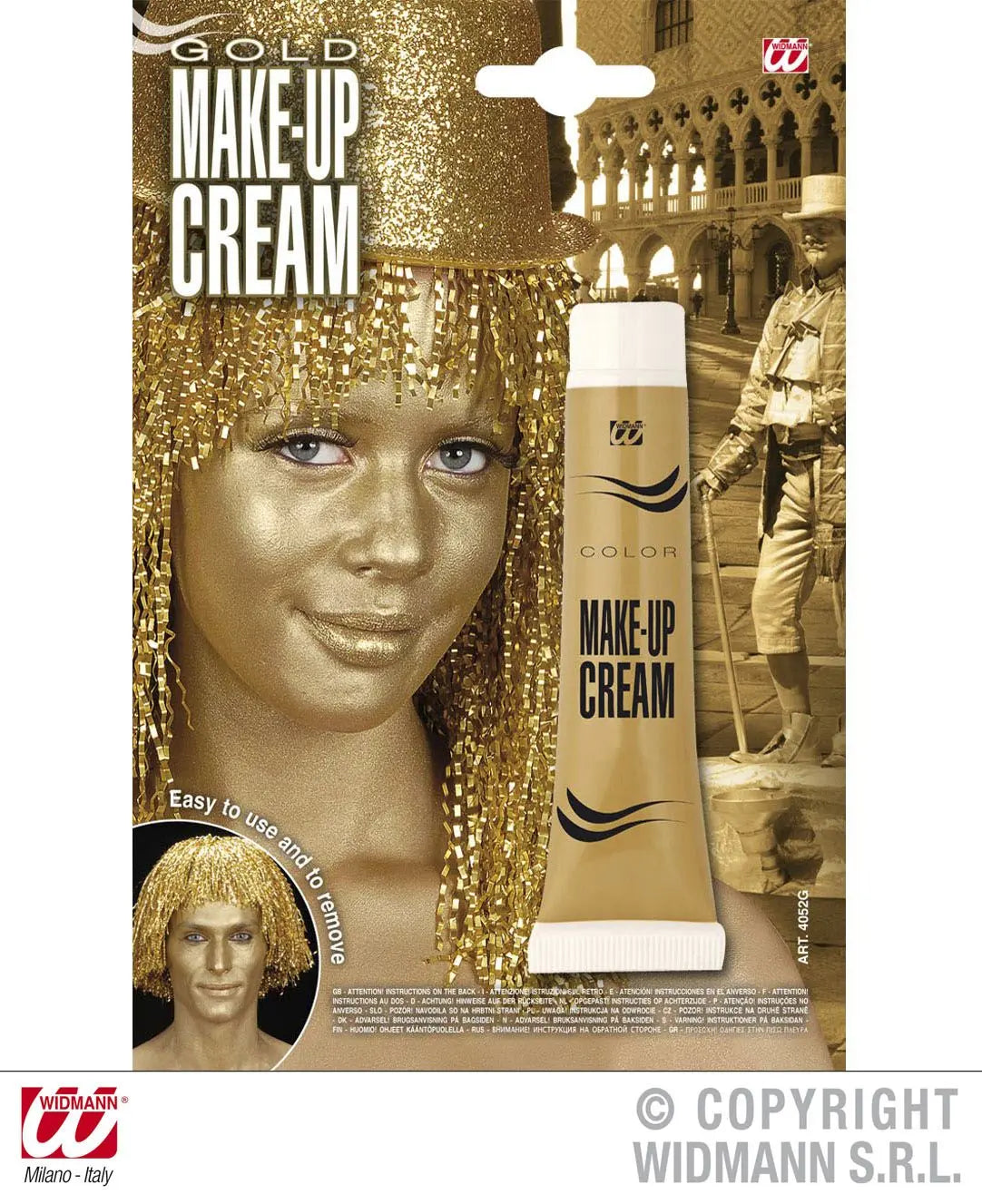 Make-up ORO in tubetto - tuttocostumi.it