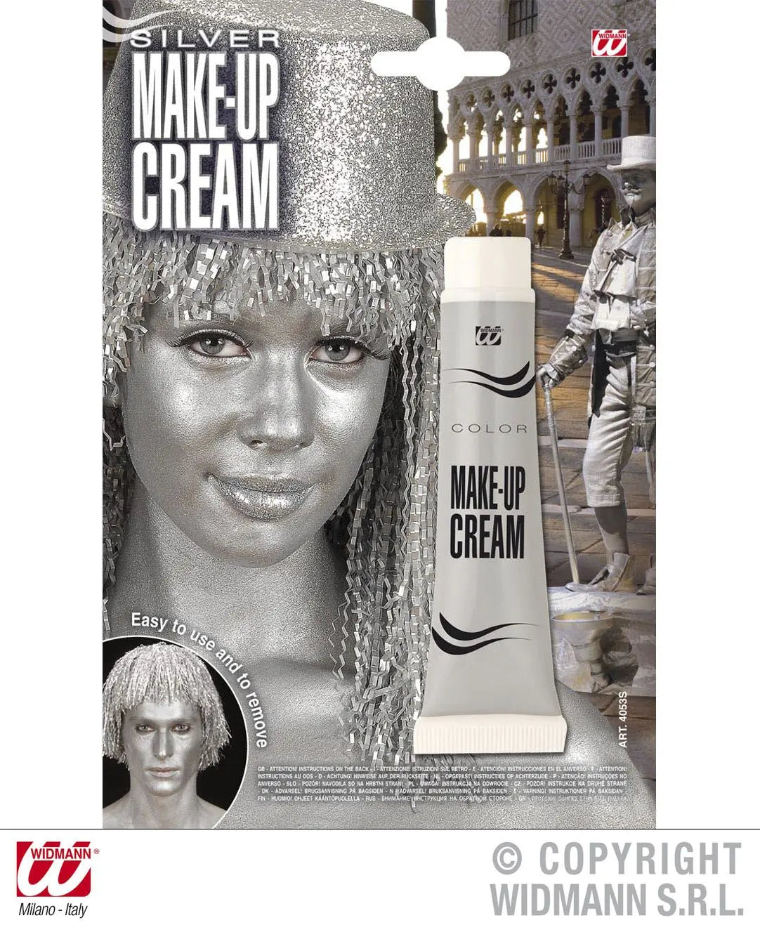 Make-up ARGENTO in tubetto - tuttocostumi.it