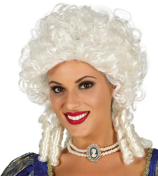 Parrucca nobildonna bianca di Guirca - tuttocostumi.it