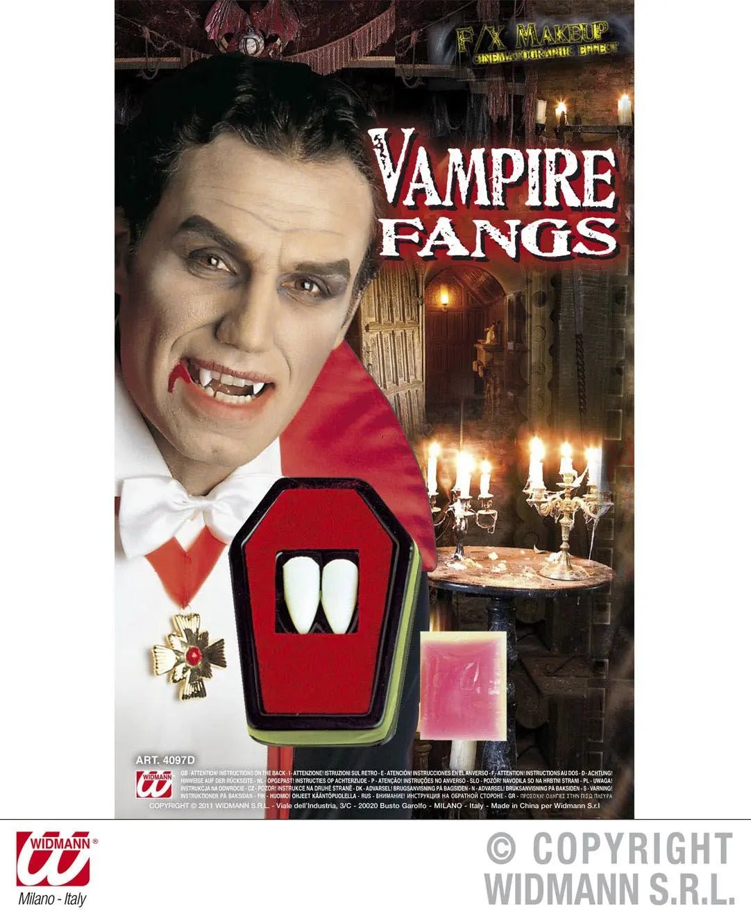 Kit denti vampiro professionali - tuttocostumi.it