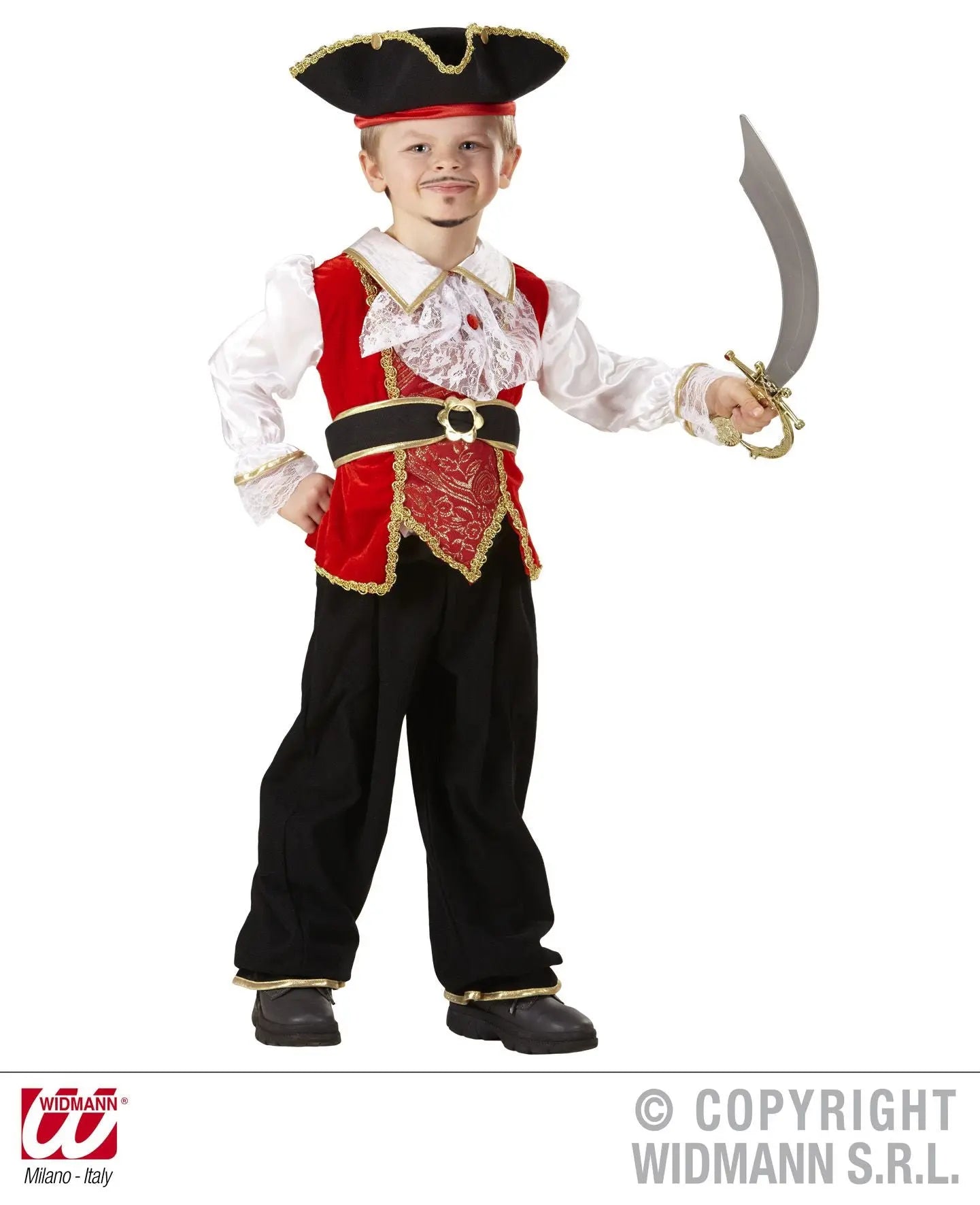 Costume CAPITANO PIRATA - tuttocostumi.it