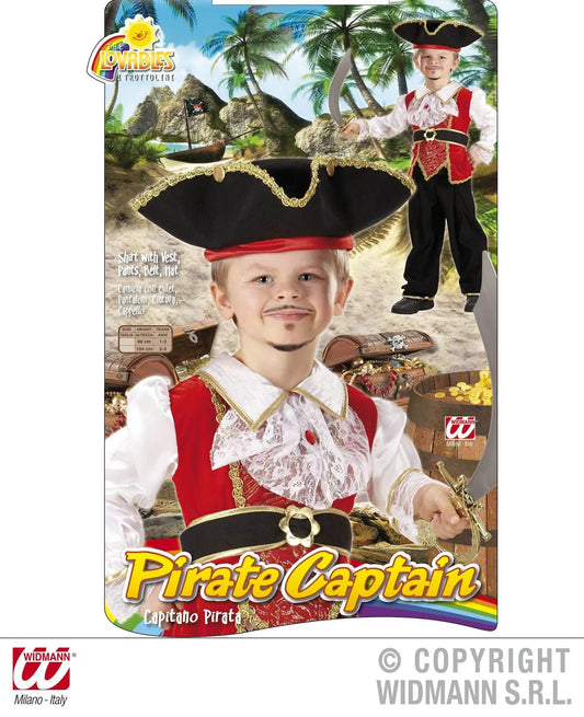 Costume CAPITANO PIRATA - tuttocostumi.it