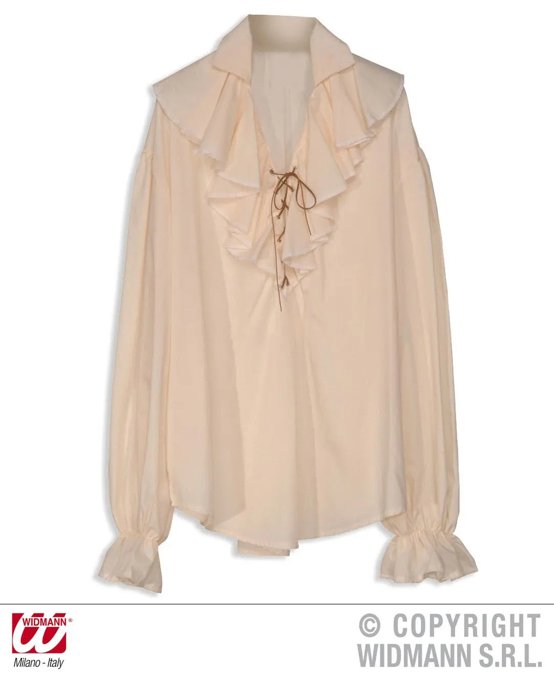 Camicia donna PIRATA / RINASCIMENTO beige - tuttocostumi.it