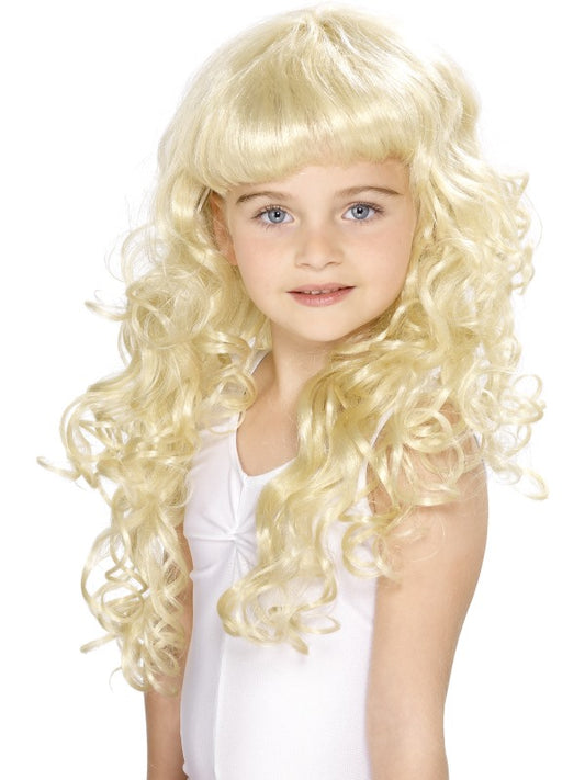 Parrucca PRINCIPESSA BIONDA bambina di Smiffys - tuttocostumi.it