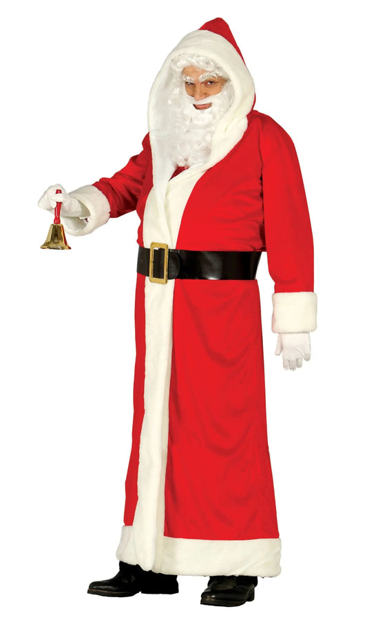 Costume BABBO NATALE cappotto lungo lusso - tuttocostumi.it