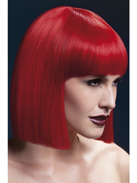 Parrucca LOLA caschetto rosso di Smiffys - tuttocostumi.it