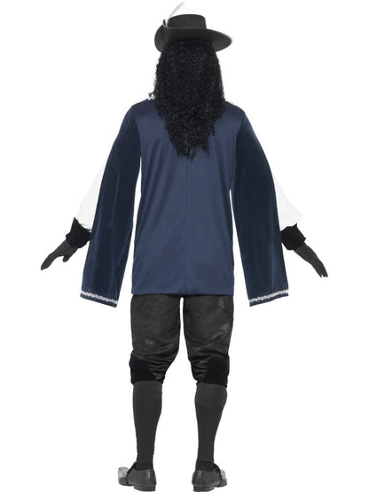 Costume MOSCHETTIERE AZZURRO aulto di Smiffys - tuttocostumi.it