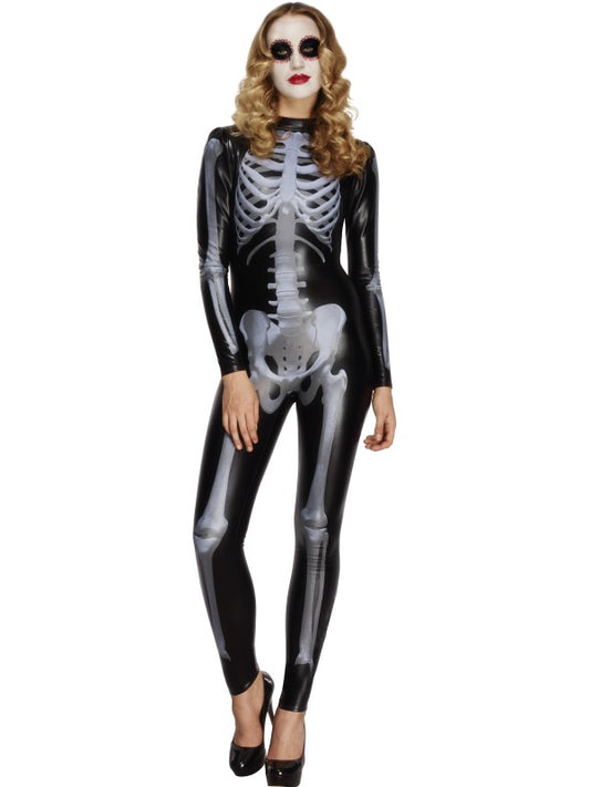 Costume CATSUIT SCHELETRO di Smiffys - tuttocostumi.it