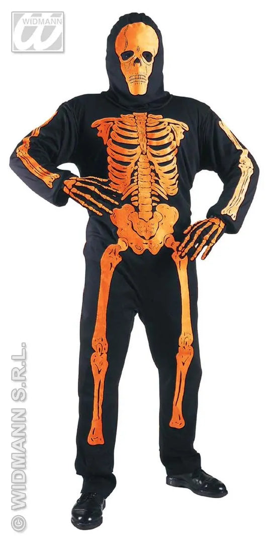 Costume scheletro neon 3D di Widmann - tuttocostumi.it