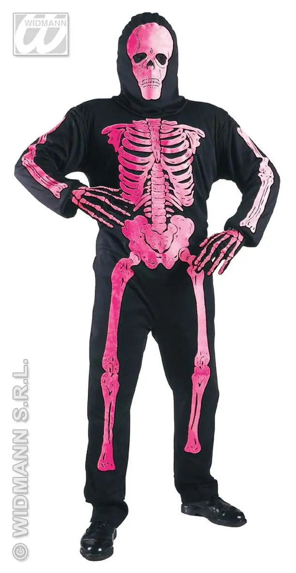 Costume scheletro neon 3D taglia XL - tuttocostumi.it