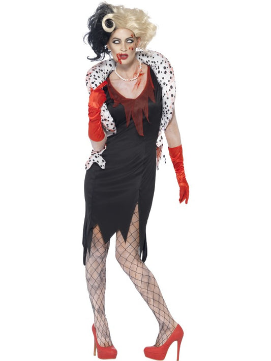 Costume MISS CRUDELIA ZOMBIE di Smiffys - tuttocostumi.it