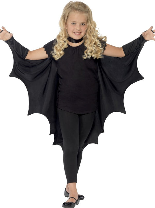 Mantello ALI PIPISTRELLO con collare di Smiffys - tuttocostumi.it