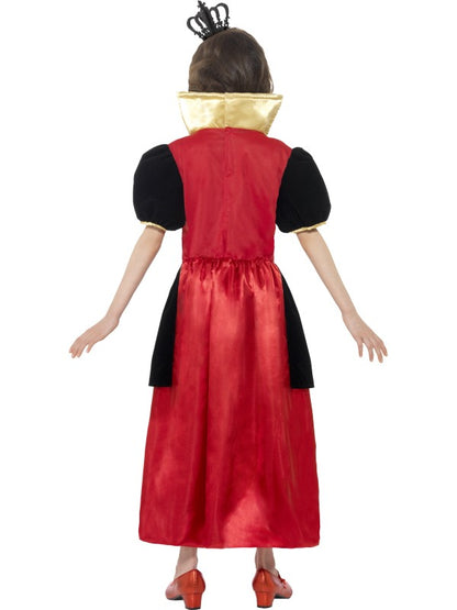 Costume REGINA DI CUORI LUNGO bambina di Smiffys - tuttocostumi.it