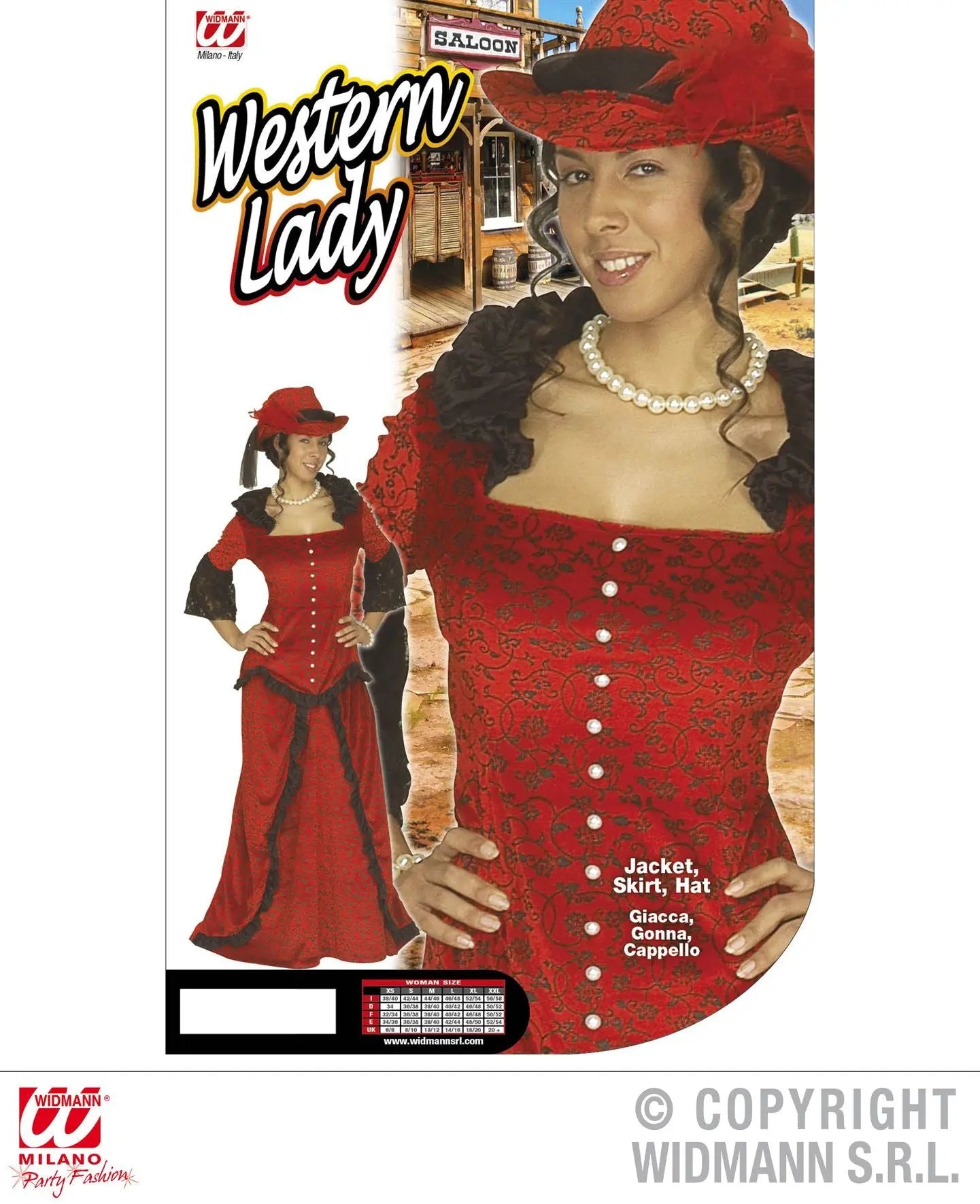 Costume WESTERN LADY - tuttocostumi.it