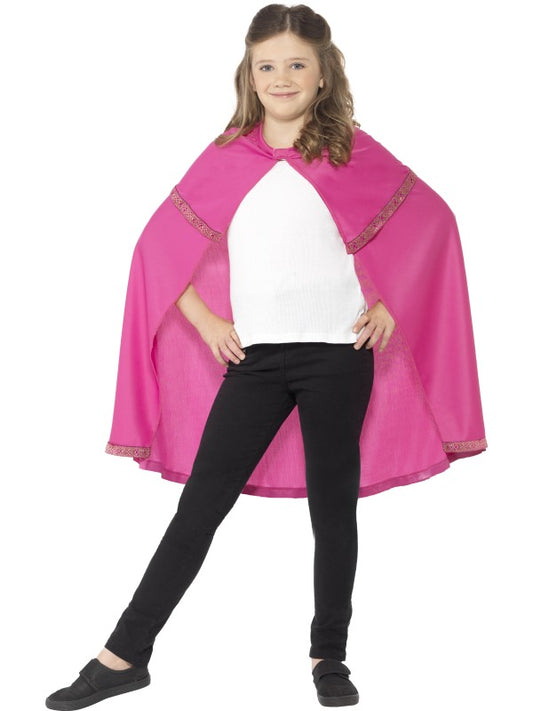 MANTELLO ROSA bambina di Smiffys - tuttocostumi.it