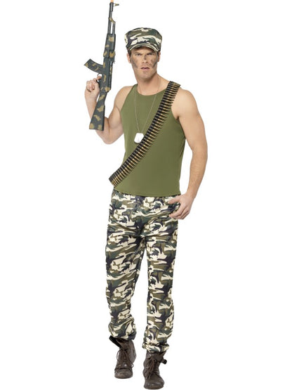 Costume SOLDATO basic adulto di Smiffys - tuttocostumi.it