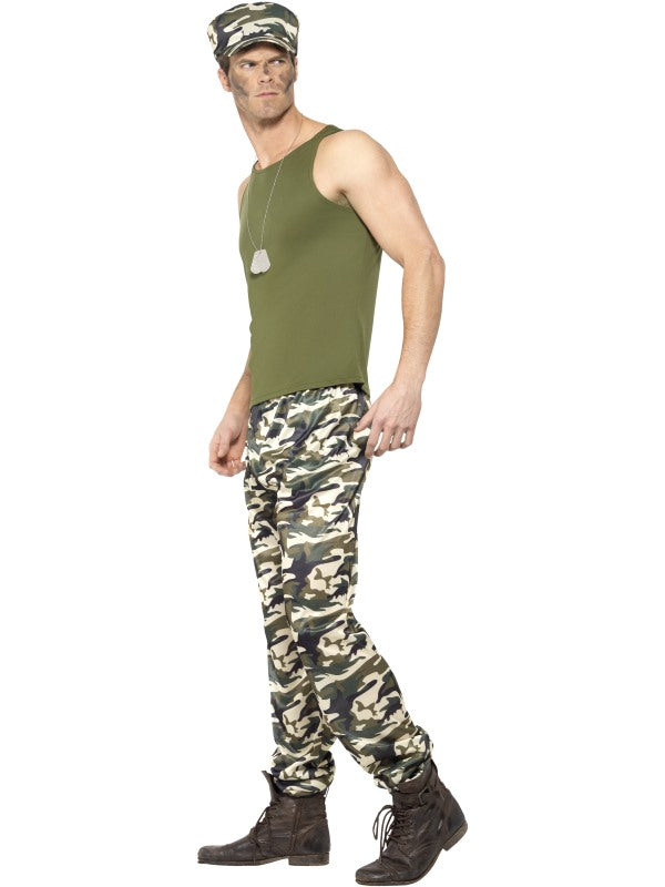 Costume SOLDATO basic adulto di Smiffys - tuttocostumi.it
