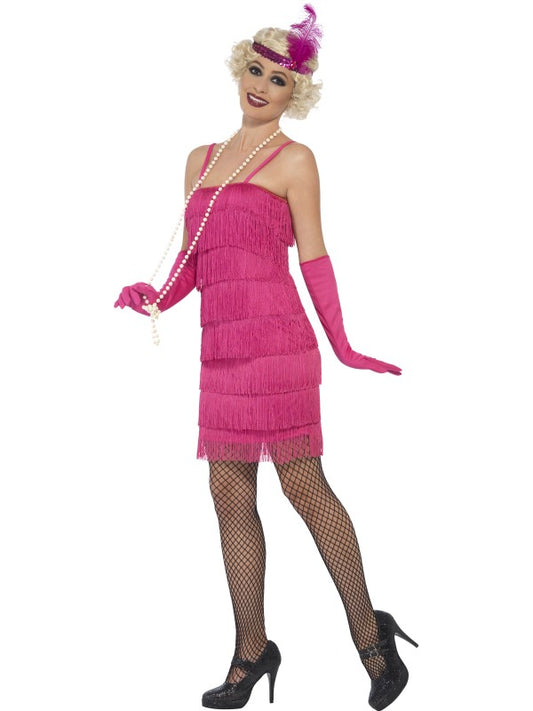 Costume CHARLESTON ROSA di Smiffys - tuttocostumi.it