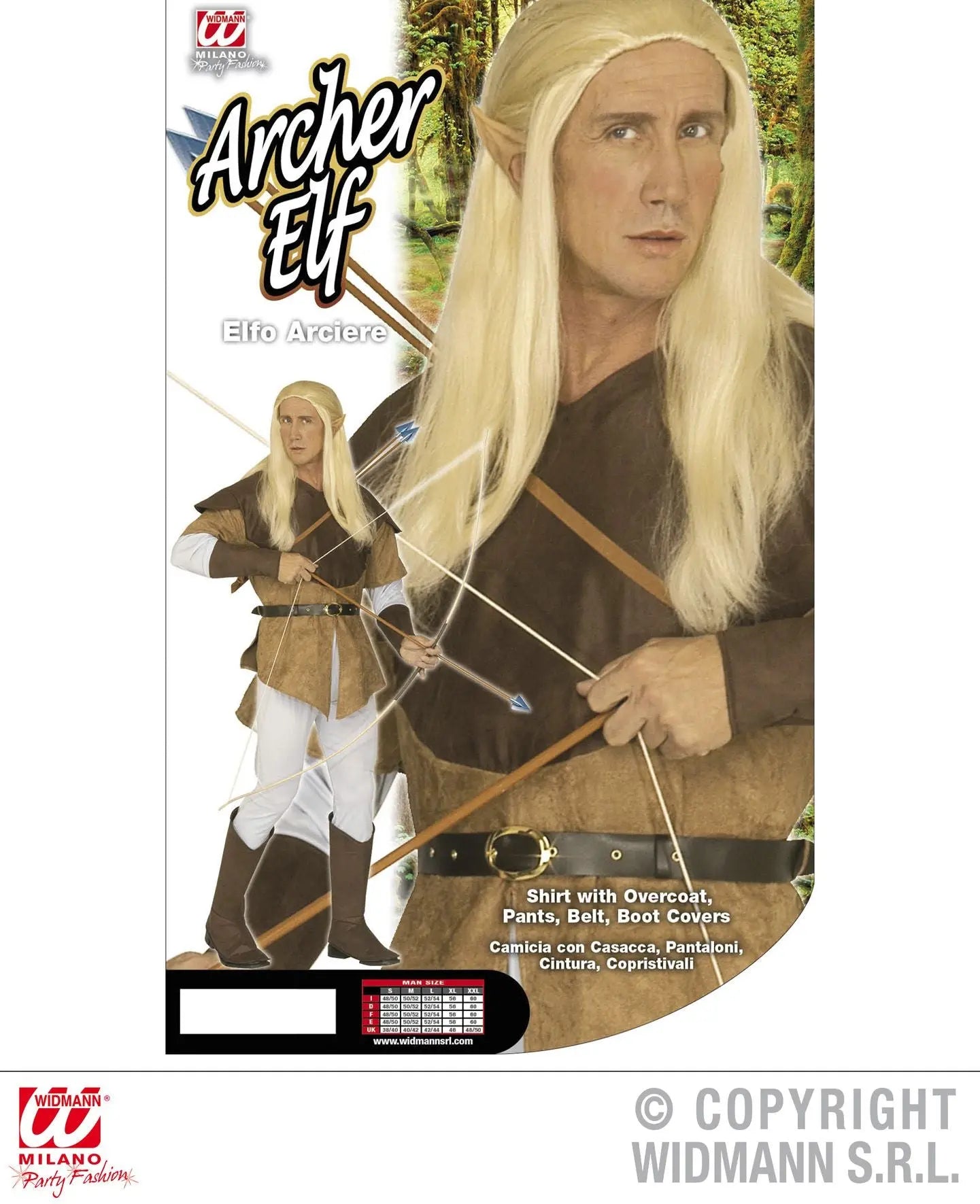 Costume ELFO / ARCIERE - tuttocostumi.it