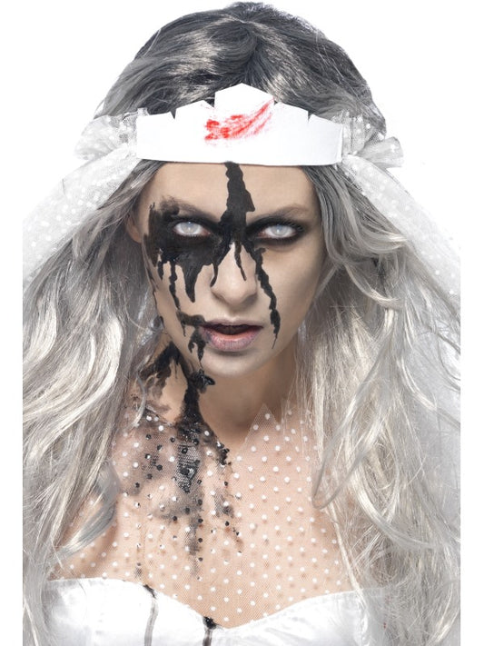 Bottiglietta di sangue ZOMBIE GEL nero di Smiffys - tuttocostumi.it