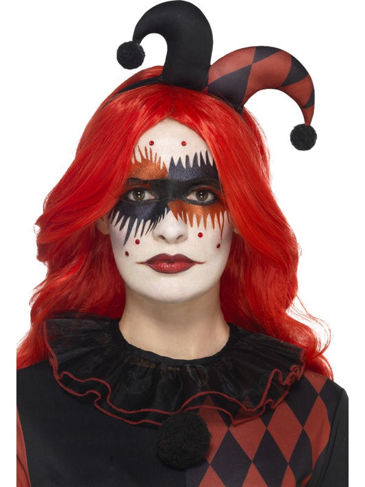 Kit MAKE UP HARLEQUIN con adesivi di Smiffys - tuttocostumi.it