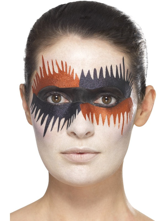 Kit MAKE UP HARLEQUIN con adesivi di Smiffys - tuttocostumi.it