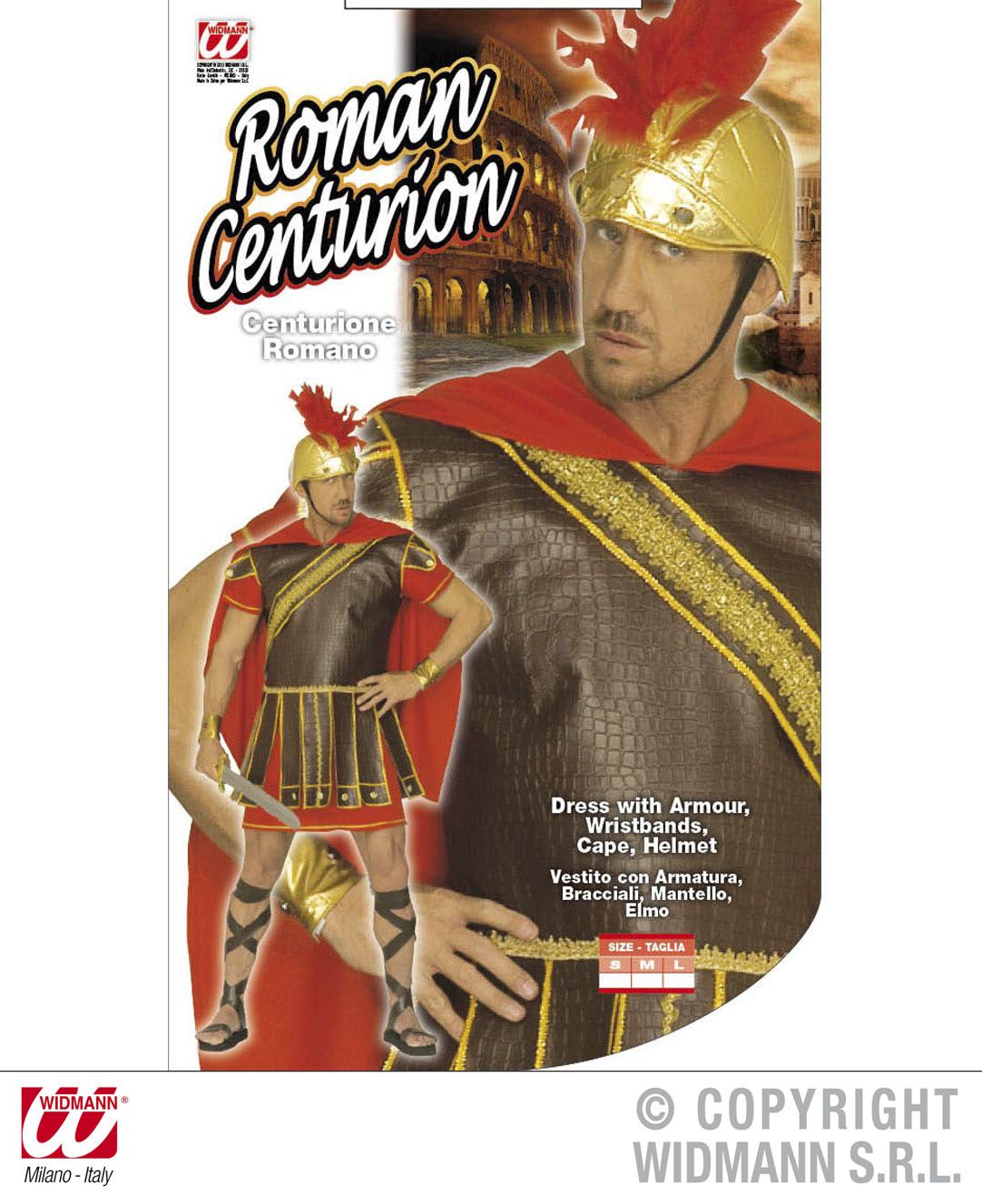 Costume CENTURIONE ROMANO Tg. XL di Widmann - tuttocostumi.it