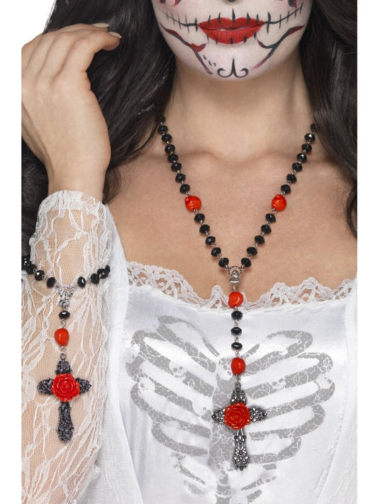 Set collana e braccialetto DAY OF THE DEAD di Smiffys - tuttocostumi.it