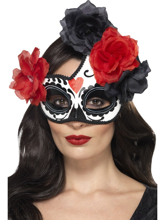 Mascherina DAY OF DEAD di Smiffys - tuttocostumi.it