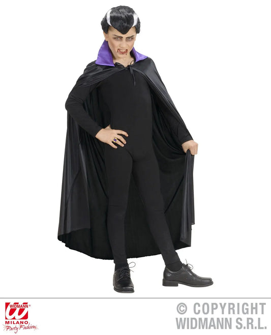 Mantello con colletto viola 110 cm - tuttocostumi.it