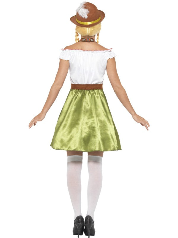Costume Basic RAGAZZA BAVARESE verde di Smiffys - tuttocostumi.it