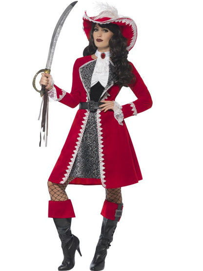 Costume CAPITANO del VASCELLO lusso donna di Smiffys - tuttocostumi.it