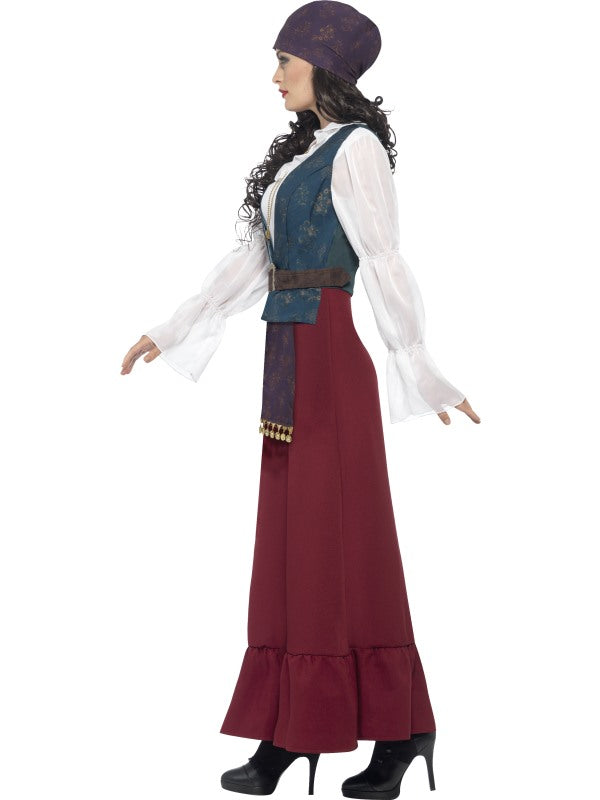 Costume LADY BUCANIERE deluxe di Smiffys - tuttocostumi.it