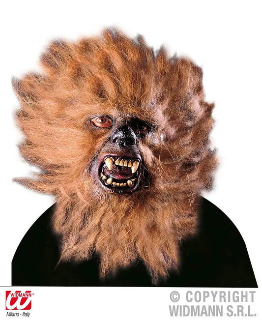 Maschera mezzoviso UOMO SCIMMIA con capelli - tuttocostumi.it
