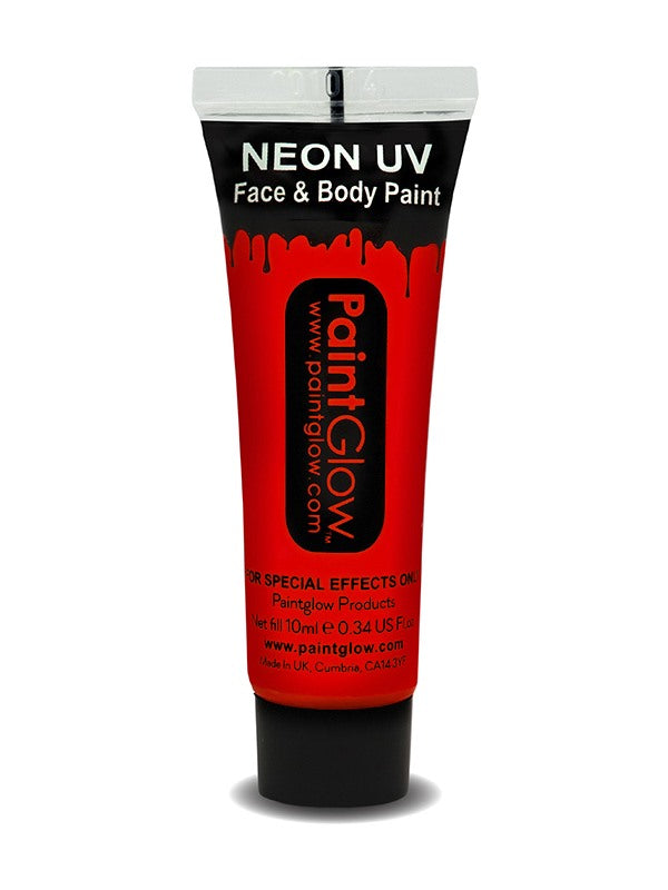 UV FACE e BODY PAINT rosso di Smiffys - tuttocostumi.it