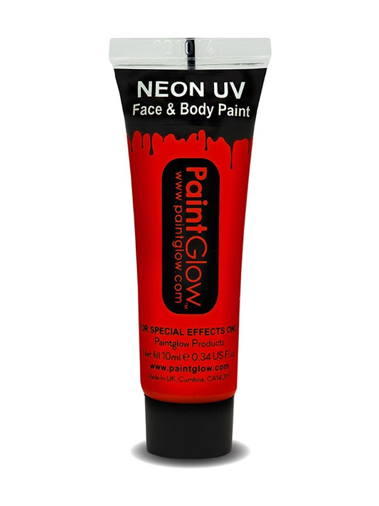 UV FACE e BODY PAINT rosso di Smiffys - tuttocostumi.it