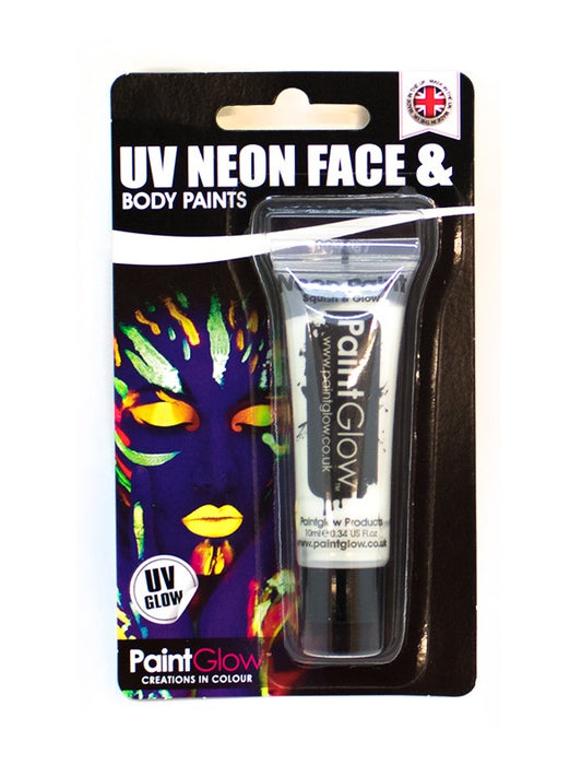 UV FACE e BODY PAINT bianco Blister Pack di Smiffys - tuttocostumi.it